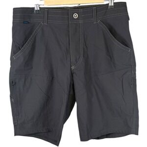 Kuhl Renegade Mens Shorts 34 Dark Grey Hiking Technical Cargo Outdoor